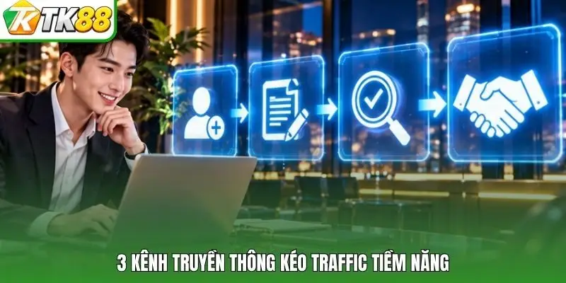 3 kênh truyền thông kéo traffic tiềm năng