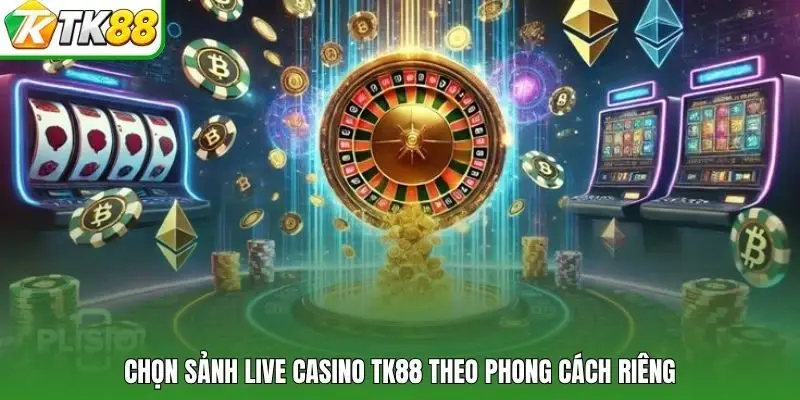 Chọn sảnh Live Casino TK88 theo phong cách riêng