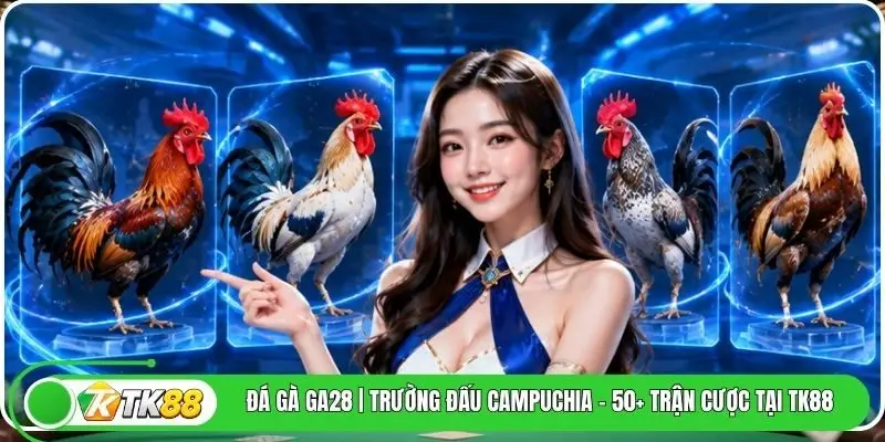 Đá Gà Ga28 | Trường Đấu Campuchia - 50+ Trận Cược Tại Tk88