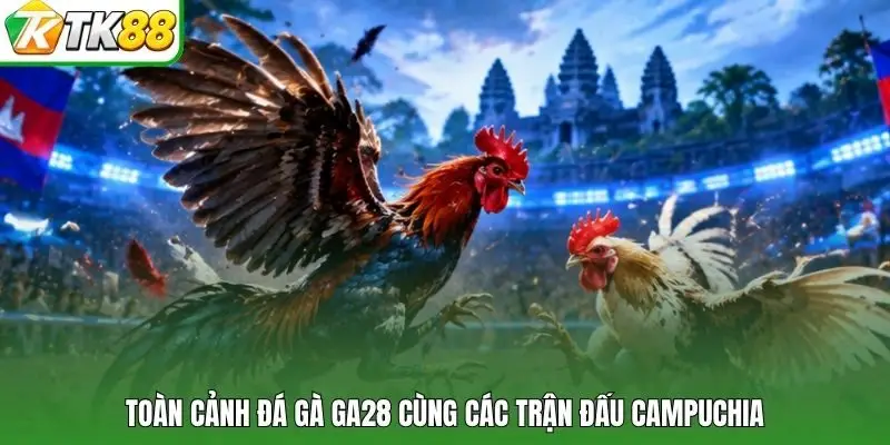 Toàn cảnh đá gà GA28 cùng các trận đấu Campuchia