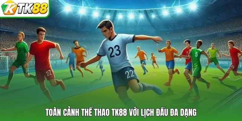 Toàn cảnh thể thao TK88 với lịch đấu đa dạng